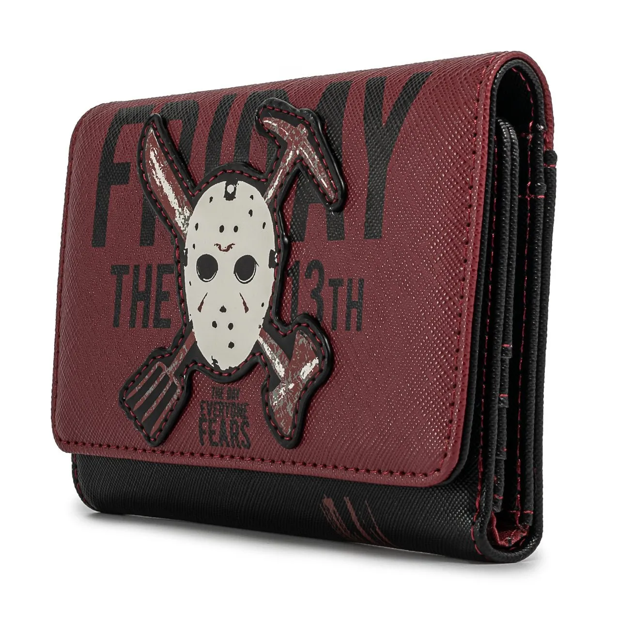 Loungefly x Friday the 13th Jason Mask Tri-Fold Purse