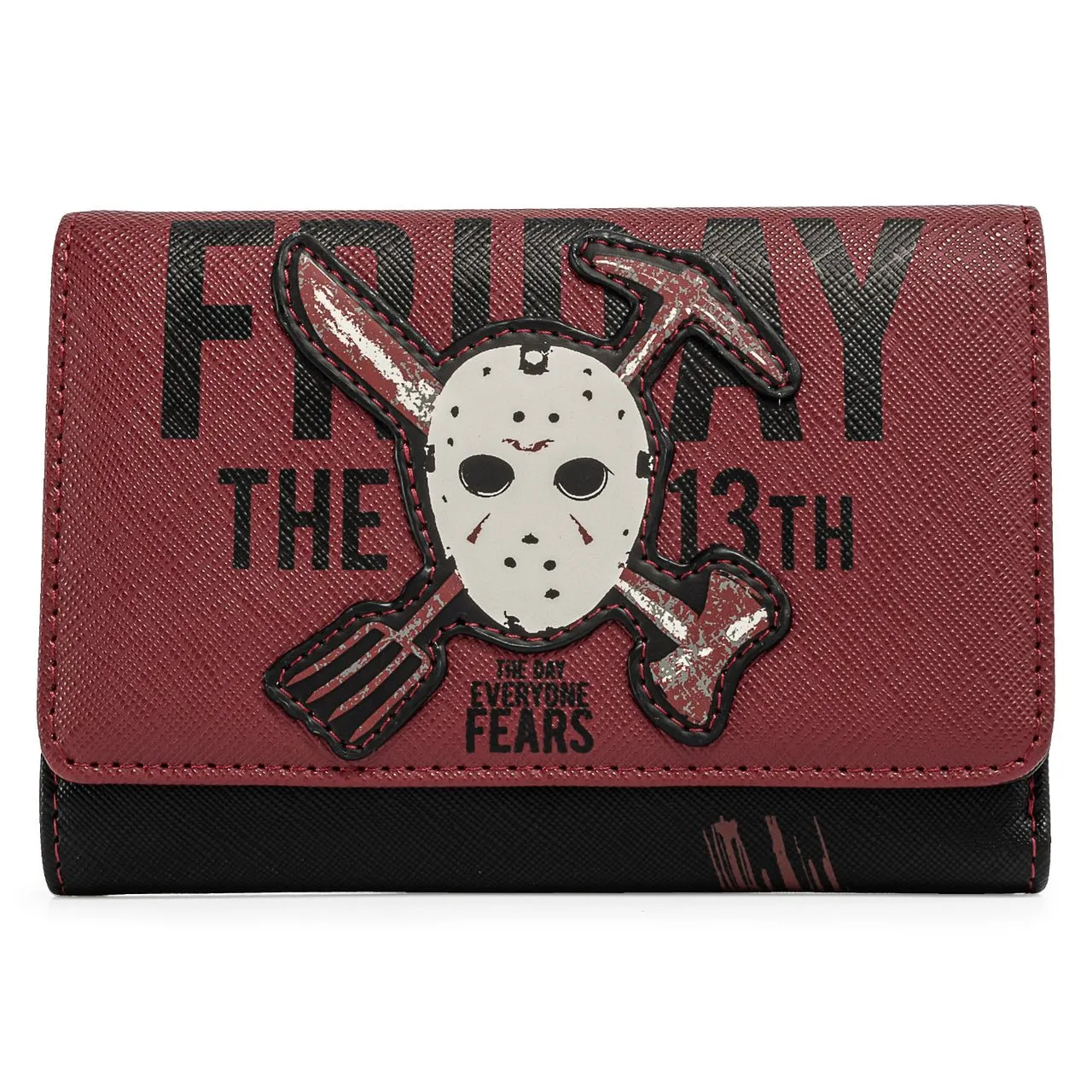 Loungefly x Friday the 13th Jason Mask Tri-Fold Purse