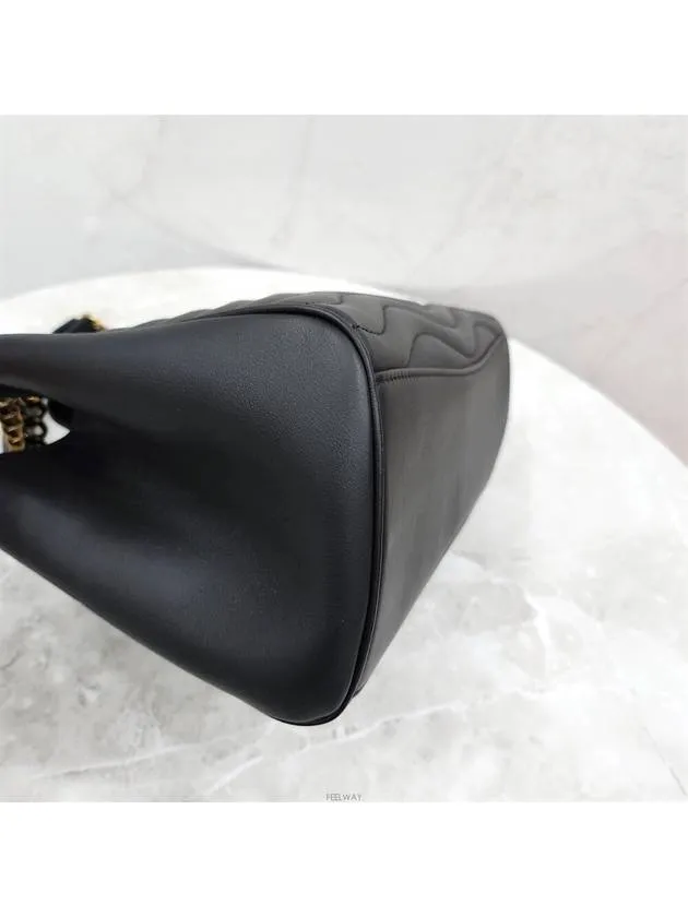 Lux You New Product Wave Chain Shoulder Bag Black M51496