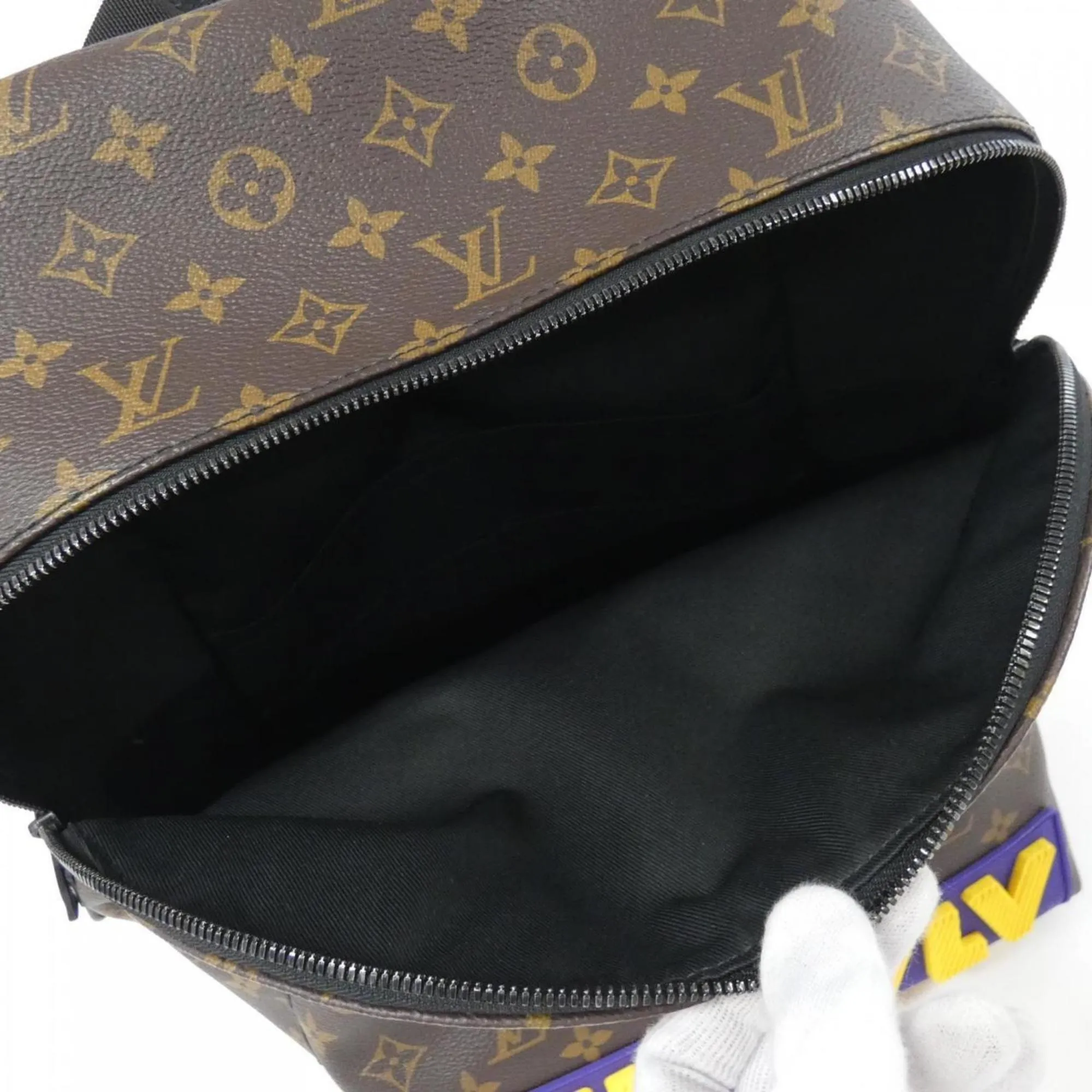 Luxury Canvas Backpack with Dust Bag and Name Tag