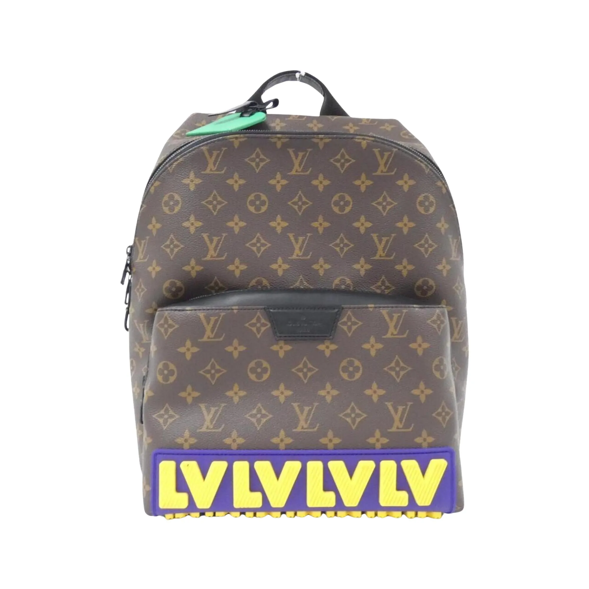 Luxury Canvas Backpack with Dust Bag and Name Tag