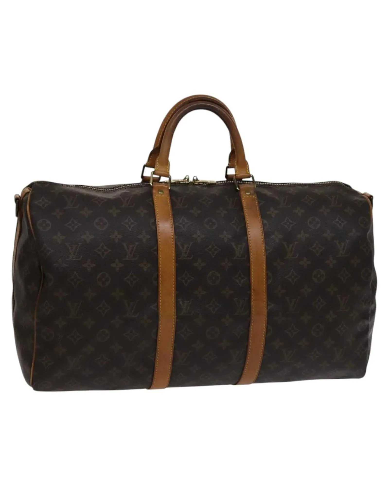 Luxury Canvas Travel Bag with Shoulder Strap