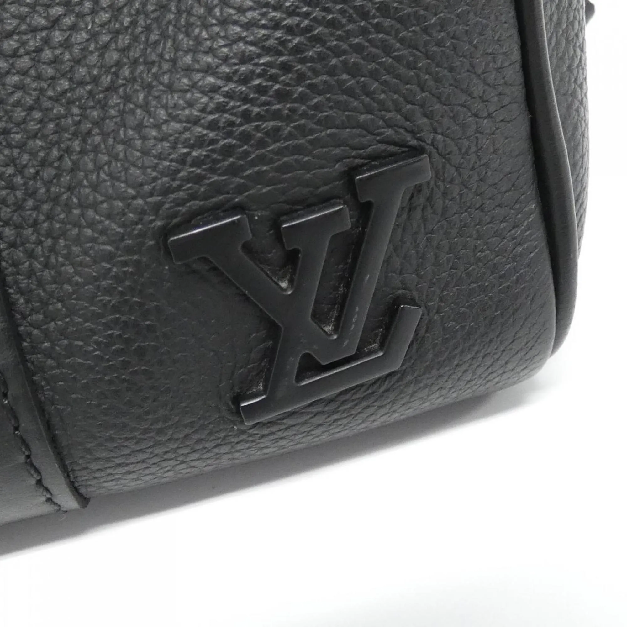 Luxury Leather Keepall Bag with Shoulder Strap