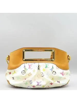 M40257 Monogram Multi White Judy PM Tote Bag Shoulder Strap 2WAY