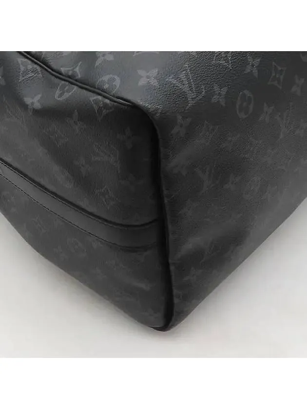 M40605 Monogram Eclipse Canvas Keepall 55 Travel Tote Bag Shoulder Strap