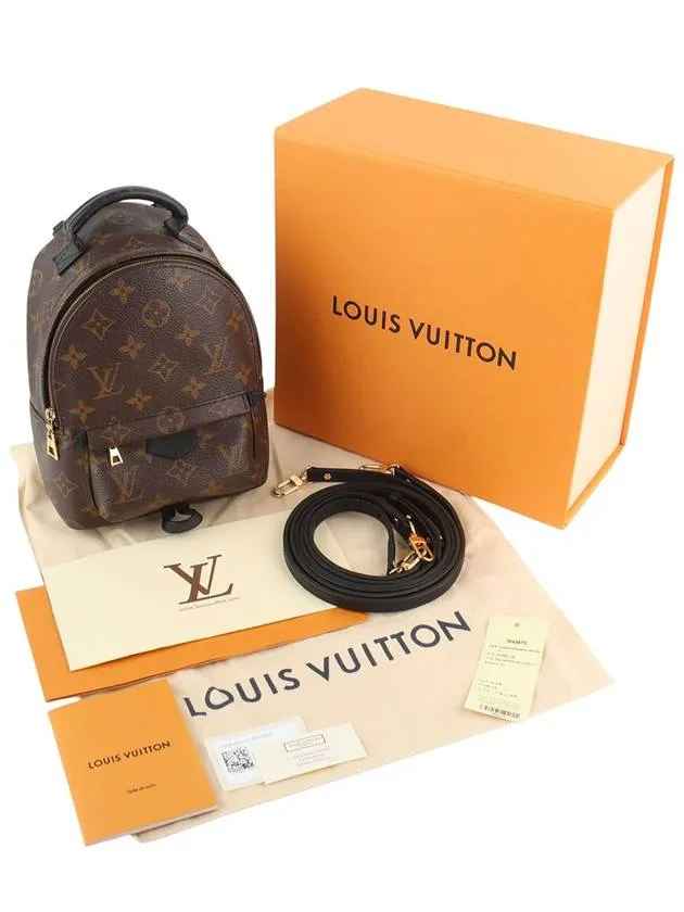 M44873 Monogram Palm Spring Mini Backpack Department Store Invoice 34270Y