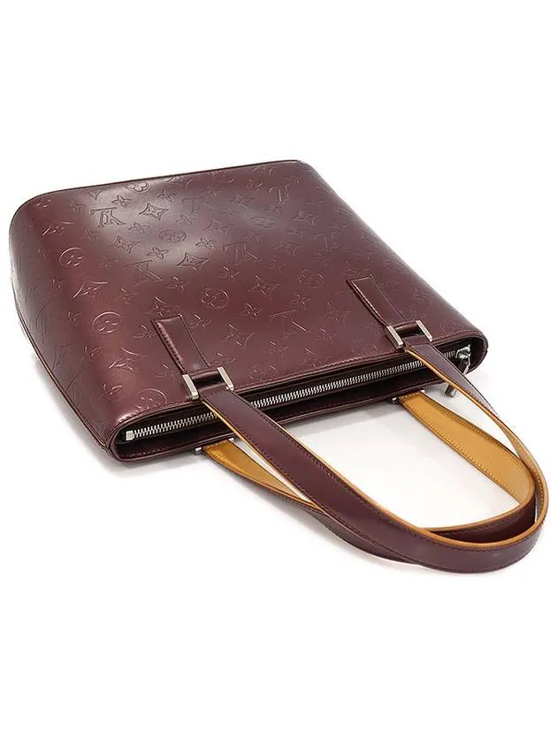M55116 Purple Monogram Matte STOCKTON Tote Shoulder Bag