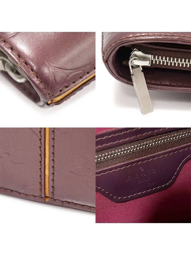 M55116 Purple Monogram Matte STOCKTON Tote Shoulder Bag