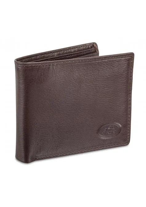 Mancini EQUESTRIAN-2 Mens RFID Secure Center Wing Wallet with Coin Pocket