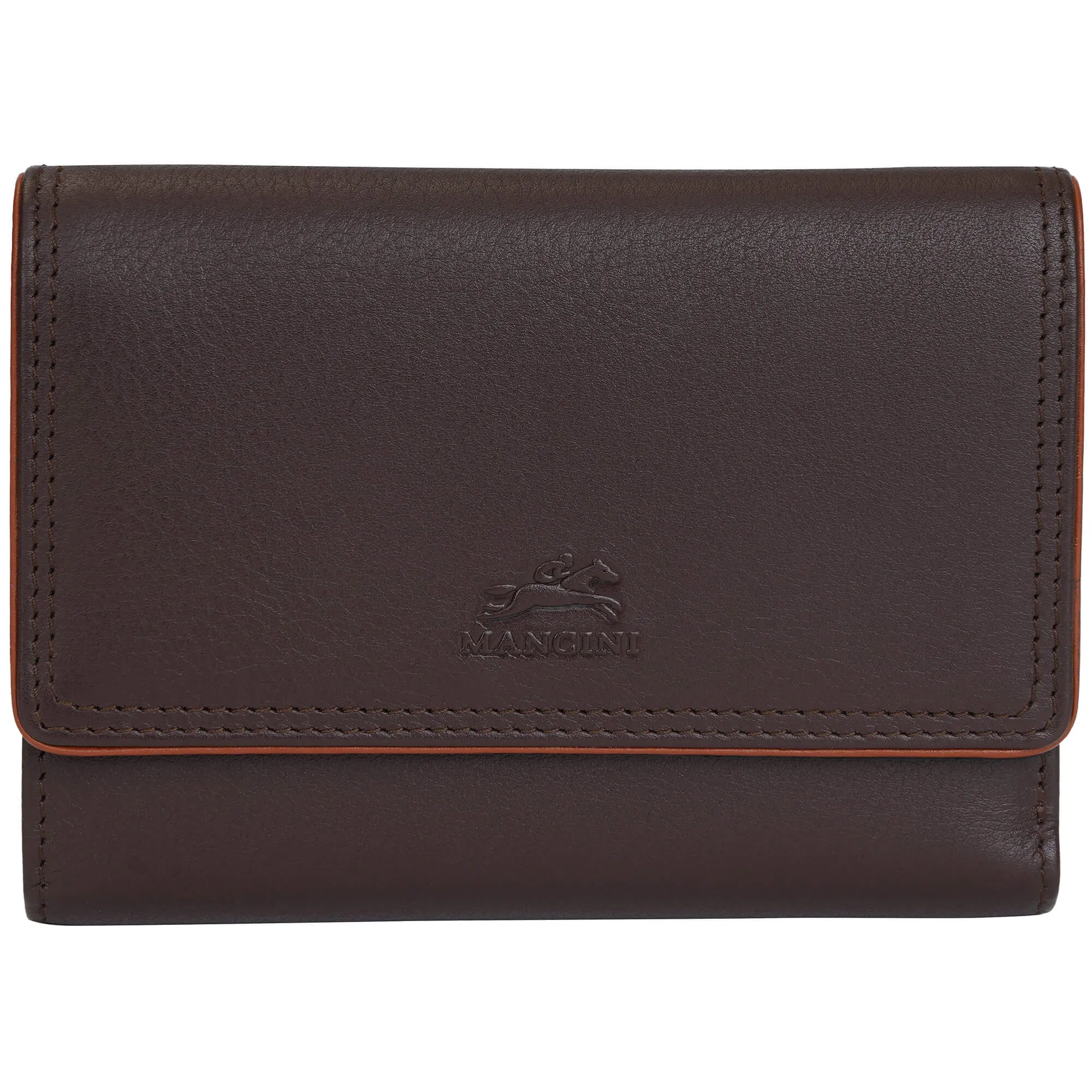 Mancini Sonoma Womens Medium Clutch Wallet with Enhanced RFID Protection