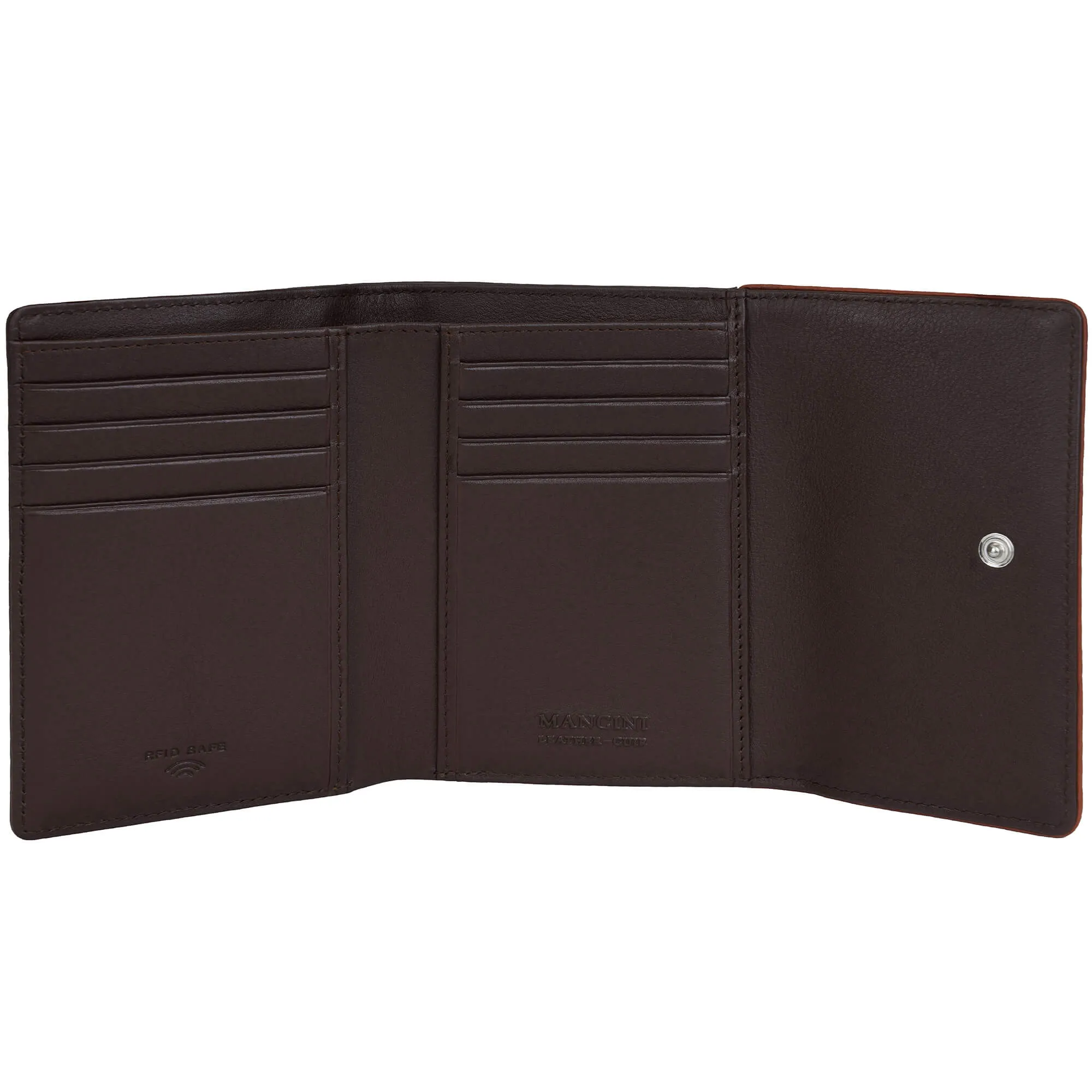 Mancini Sonoma Womens Medium Clutch Wallet with Enhanced RFID Protection