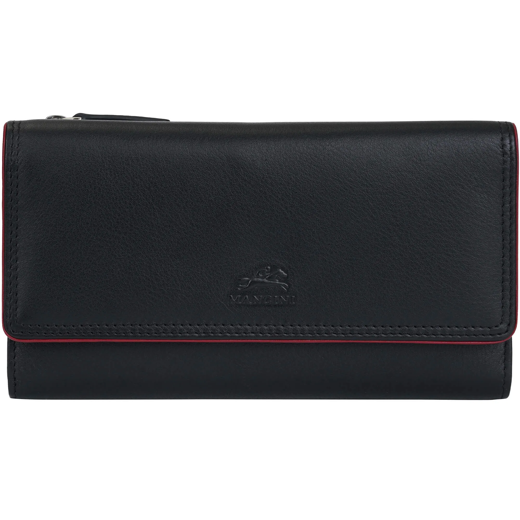 Mancini Sonoma Womens Medium Clutch Wallet with Enhanced RFID Protection