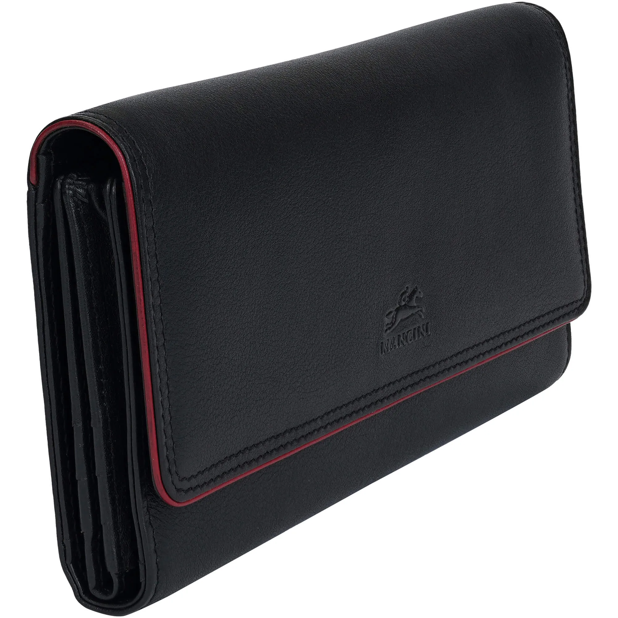 Mancini Sonoma Womens Quad fold Wallet with Enhanced RFID Protection
