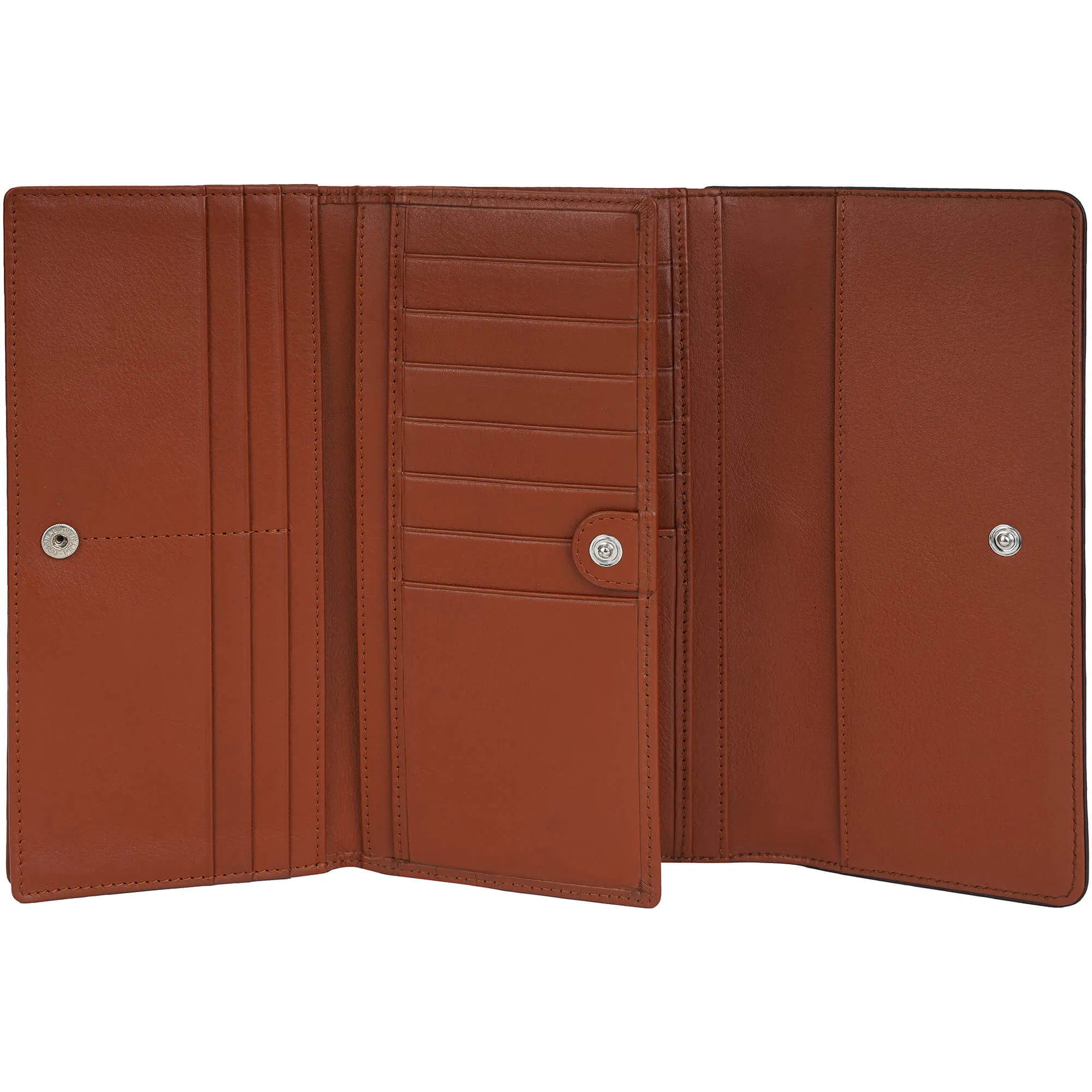 Mancini Sonoma Womens Quad fold Wallet with Enhanced RFID Protection