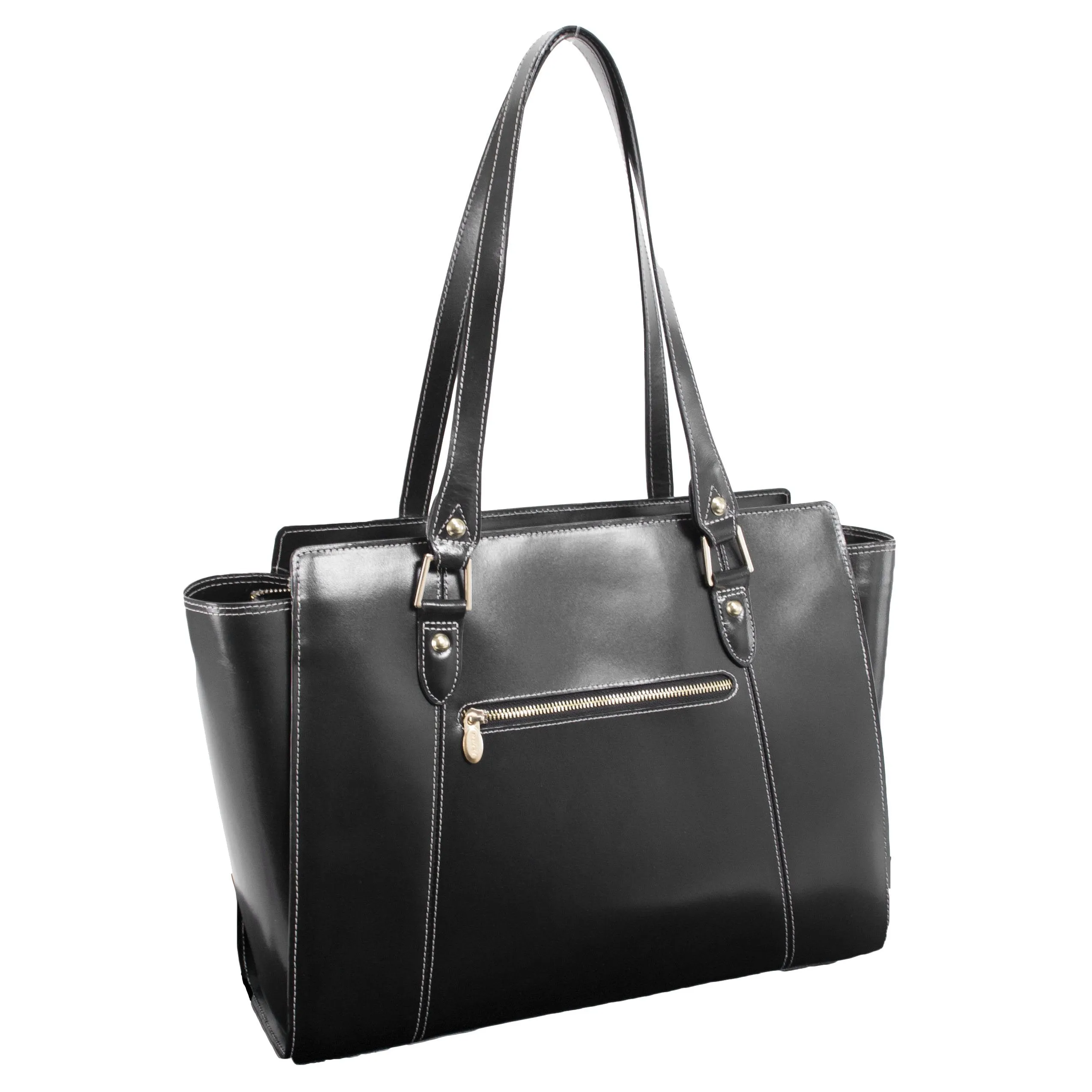 McKlein USA Aldora Leather Ladies' Tote with Tablet Pocket