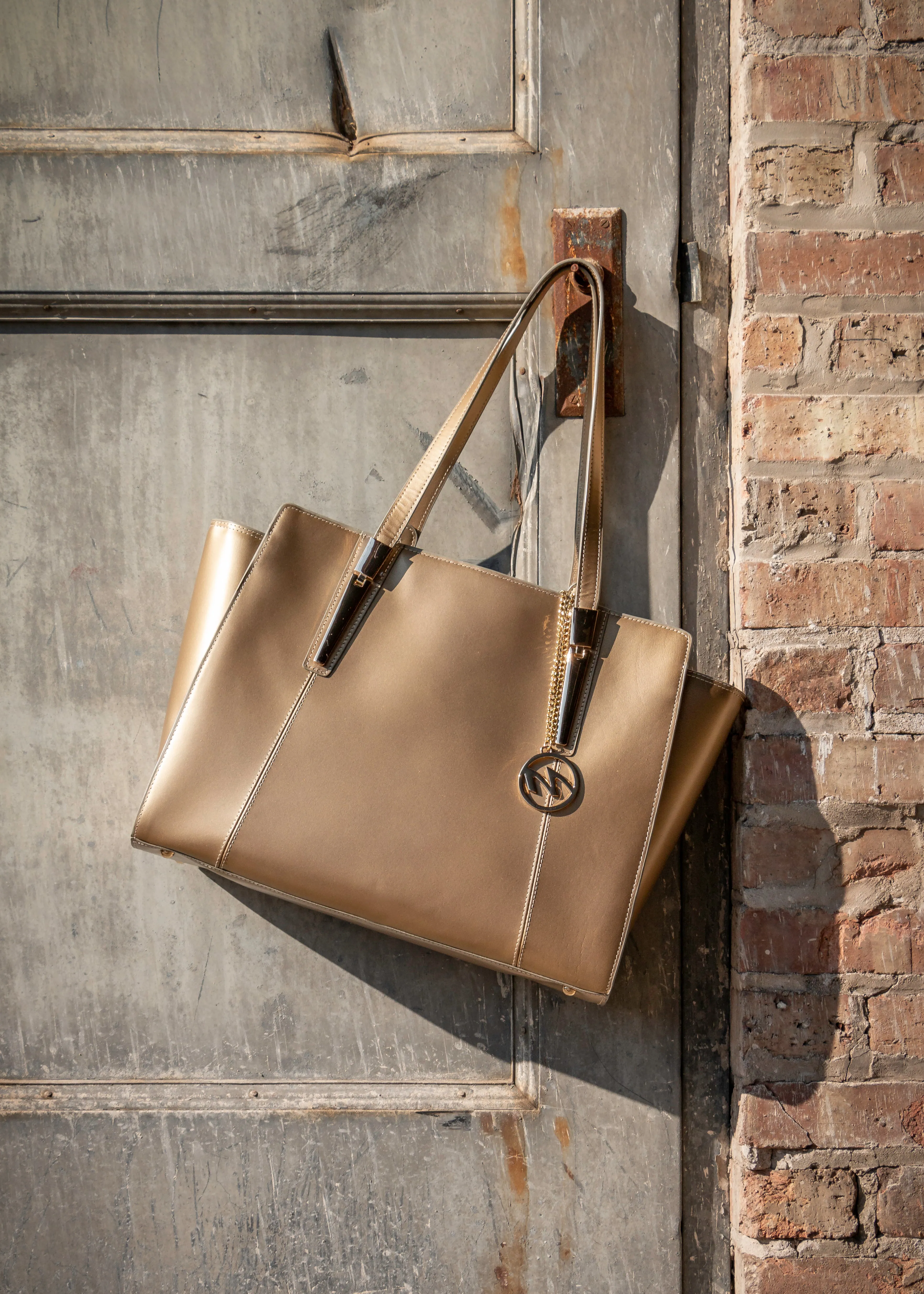McKlein USA Aldora Leather Ladies' Tote with Tablet Pocket