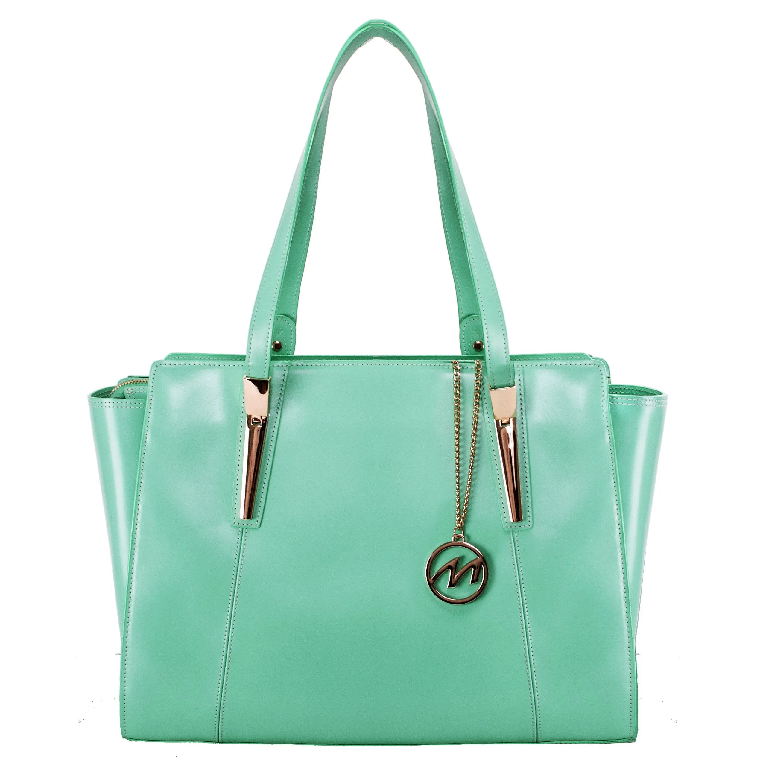 McKlein USA Aldora Leather Ladies' Tote with Tablet Pocket
