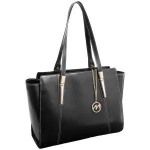 McKlein USA Aldora Leather Ladies' Tote with Tablet Pocket