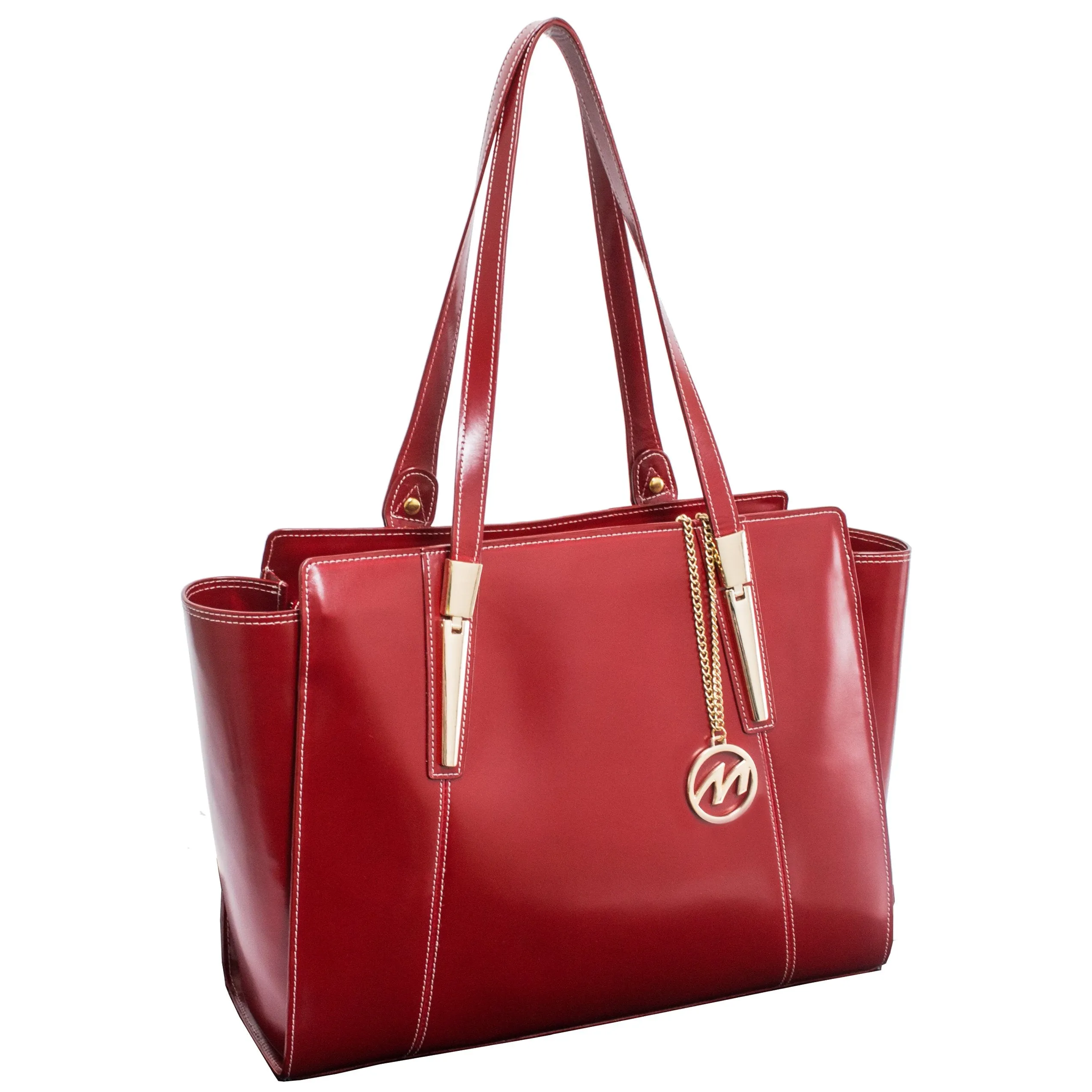 McKlein USA Aldora Leather Ladies' Tote with Tablet Pocket