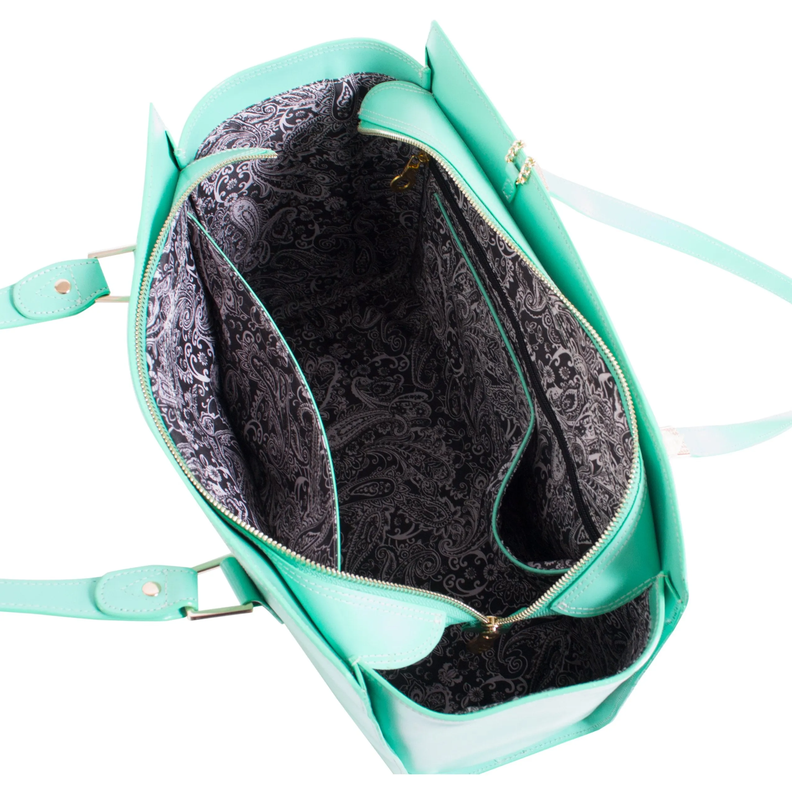 McKlein USA Aldora Leather Ladies' Tote with Tablet Pocket