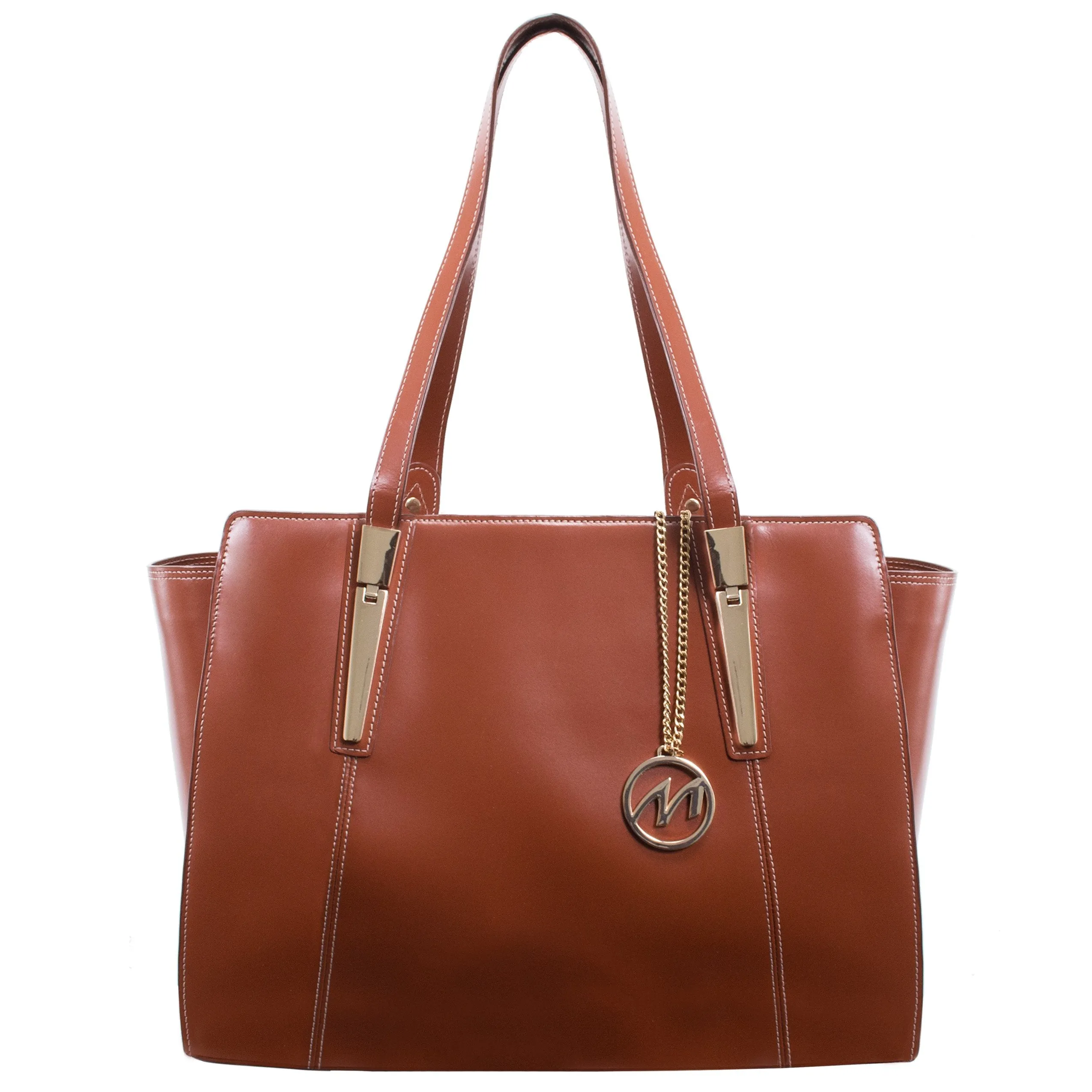 McKlein USA Aldora Leather Ladies' Tote with Tablet Pocket