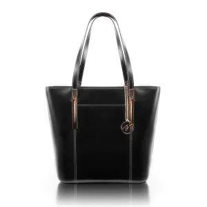 McKlein USA Deva Leather Ladies' Tote With Tablet Pocket