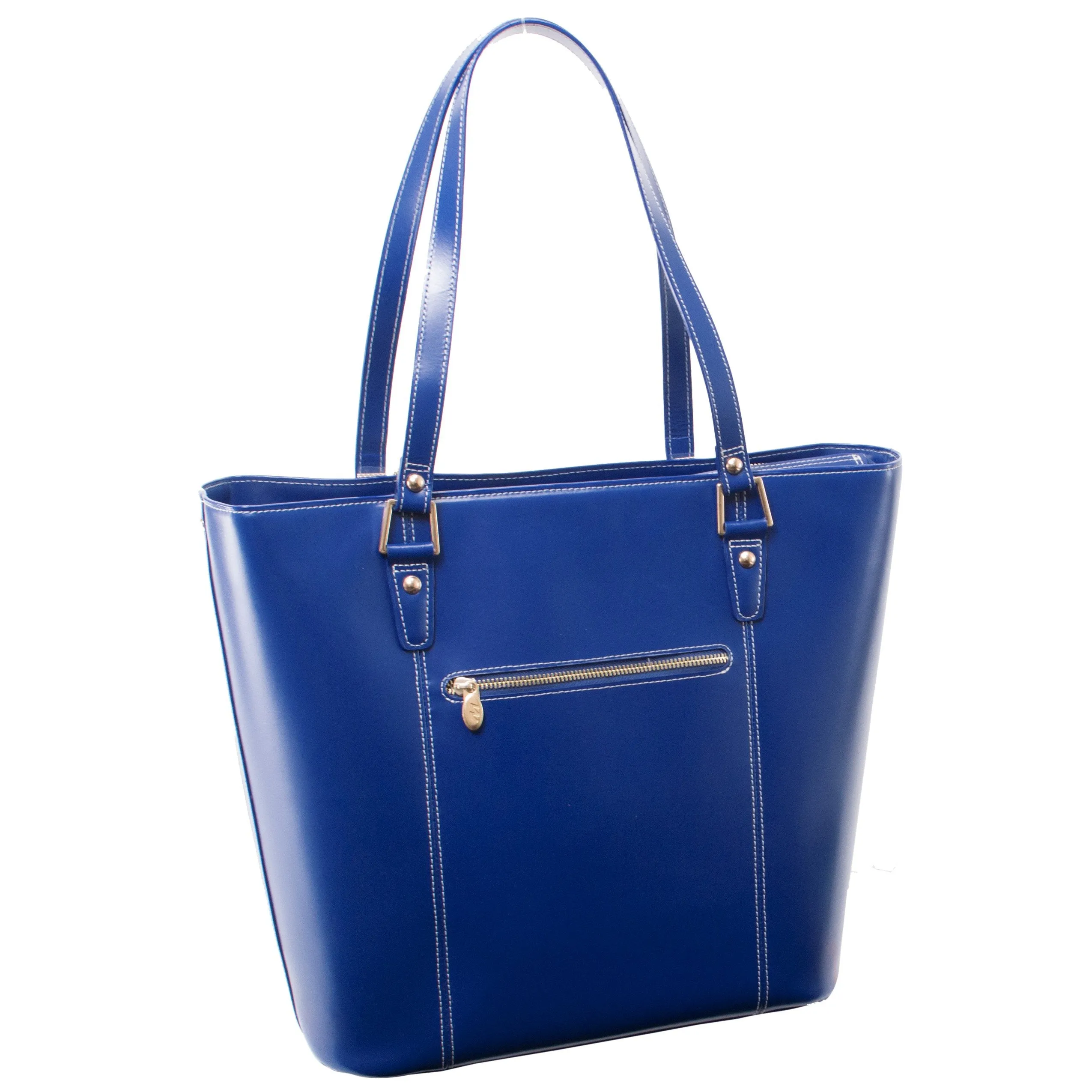 McKlein USA Deva Leather Ladies' Tote With Tablet Pocket