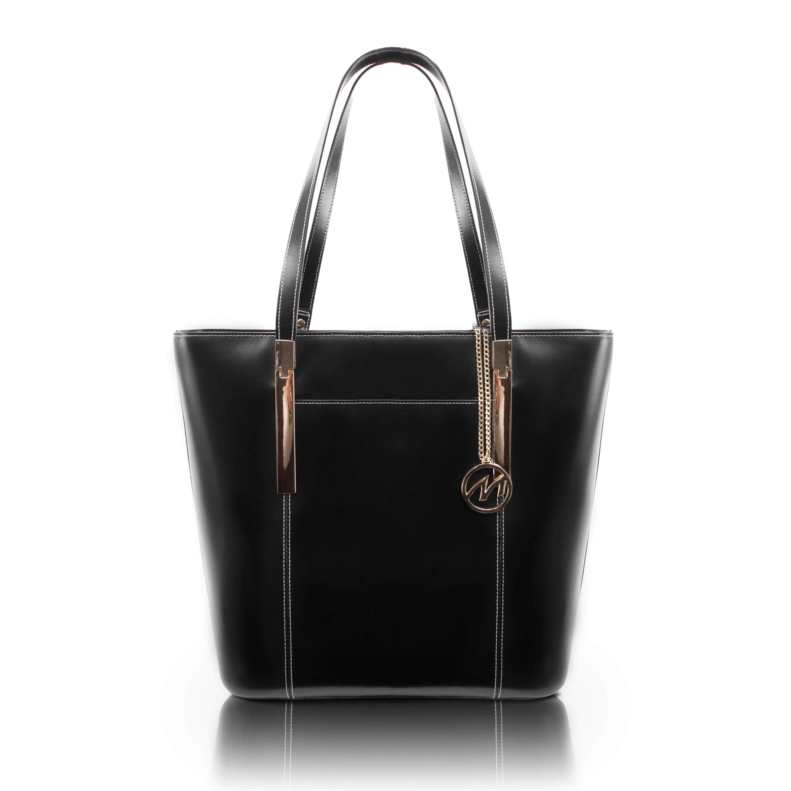 McKlein USA Deva Leather Ladies' Tote With Tablet Pocket