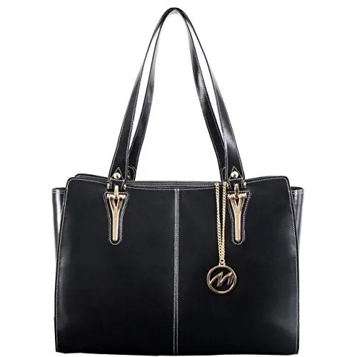 McKlein USA Glenna Leather Ladies' Tote With Tablet Pocket