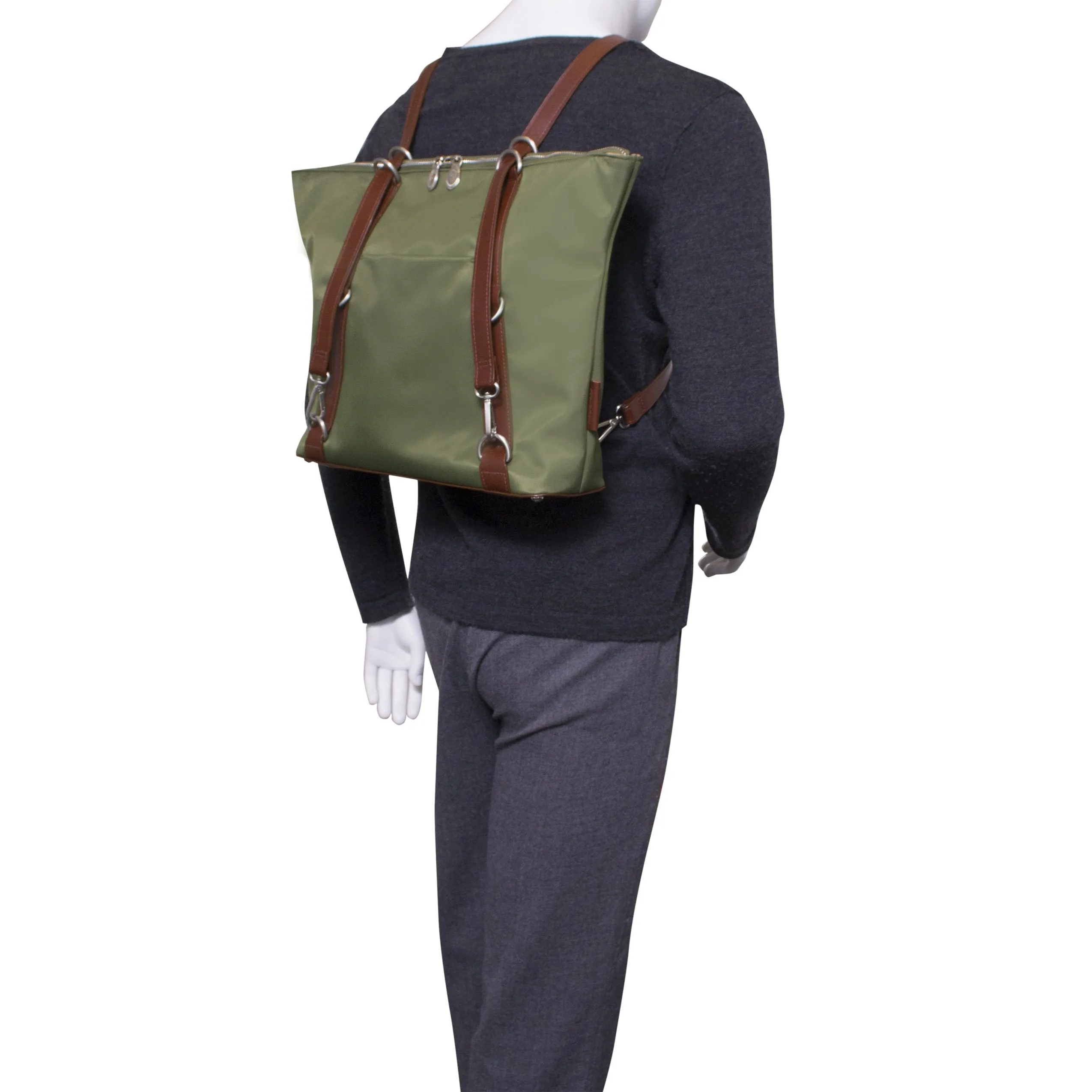 McKlein USA N Series Dylan 3-In-1 Nylon Convertible Backpack Tote