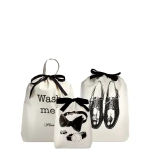 Men's Travel Set 3-pack, Cream
