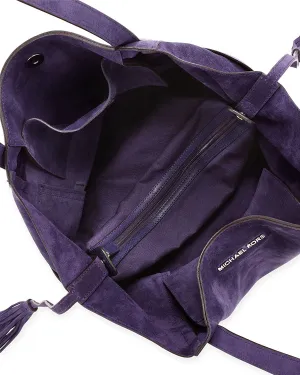 Michael Kors Ashbury Women's Large Grab Bag Purse Handbag Iris
