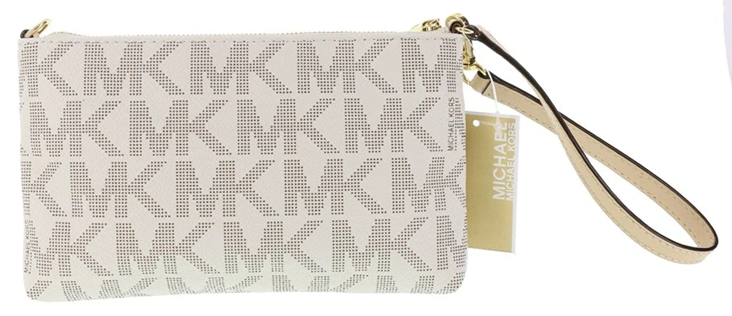 Michael Kors Large Wristlet MK PVC Logo