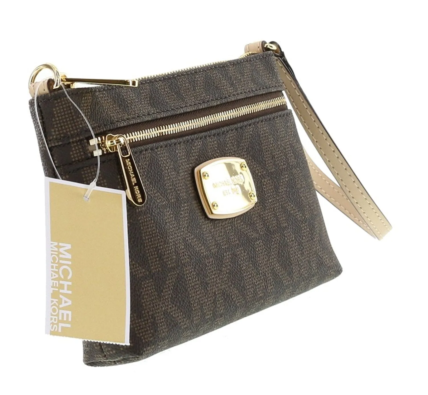 Michael Kors Large Wristlet MK PVC Logo