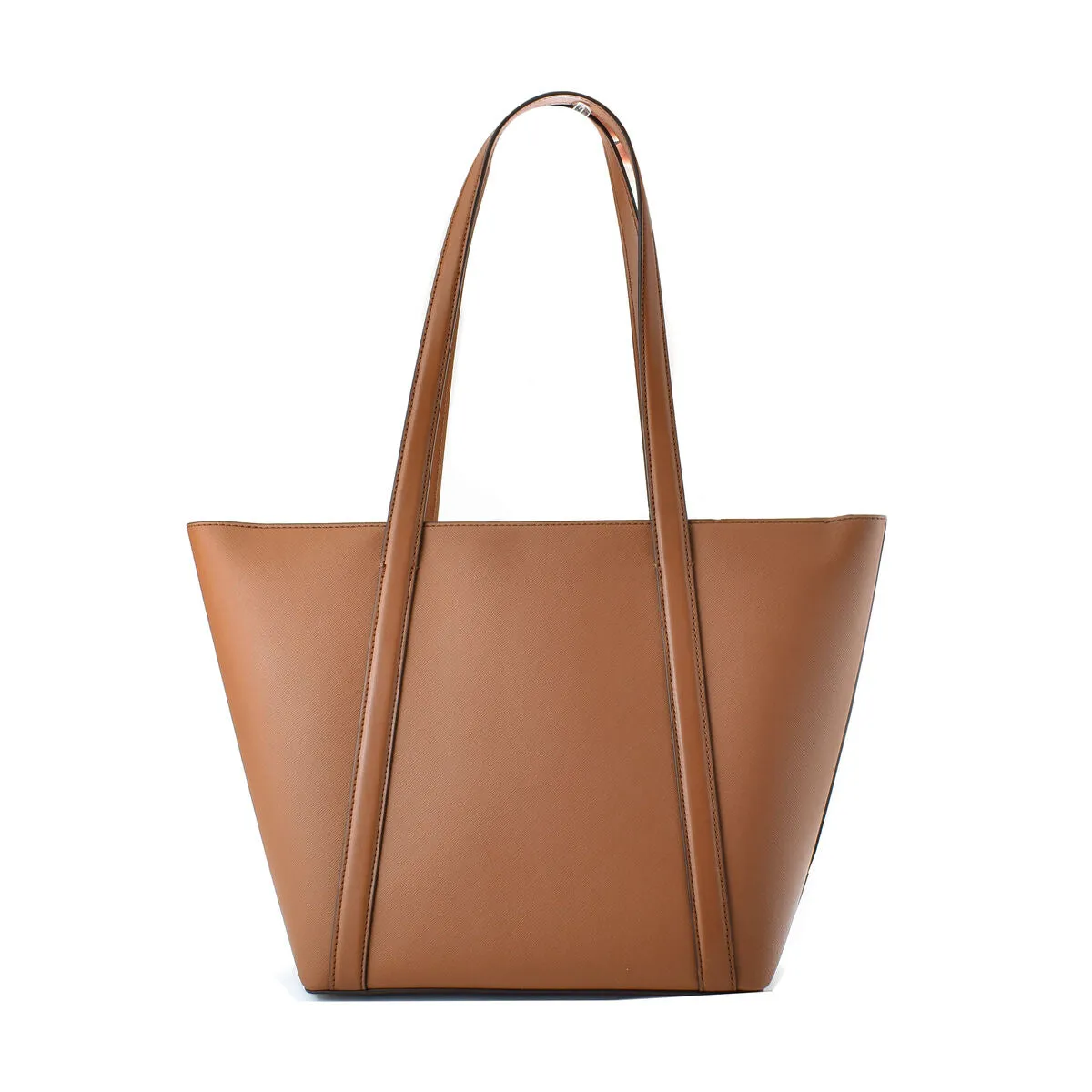 Michael Kors PRATT Brown Leather Tote Bag