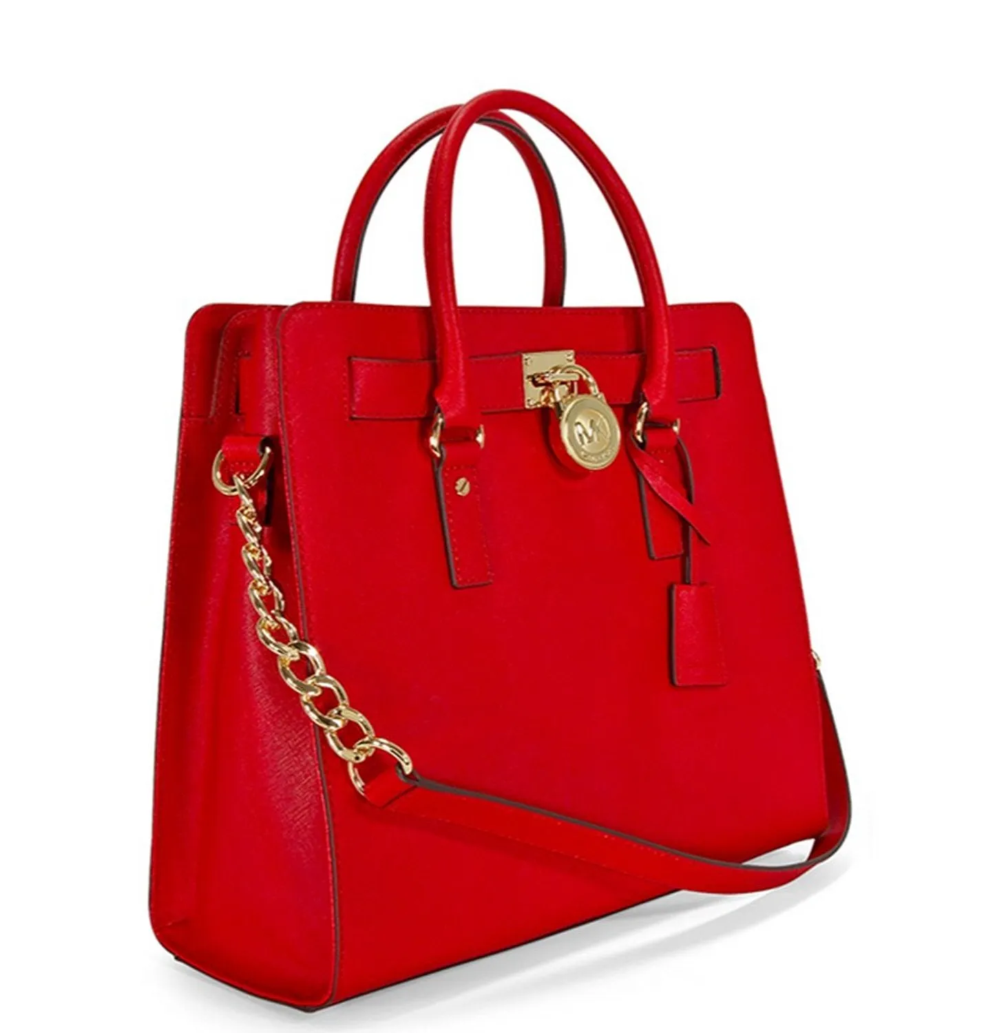 Michael Kors Women's Large Hamilton Signature PVC Shoulder Tote