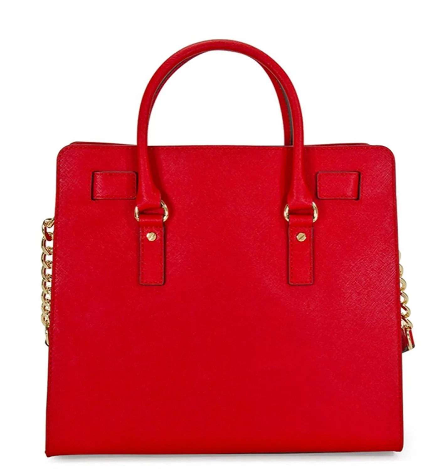 Michael Kors Women's Large Hamilton Signature PVC Shoulder Tote