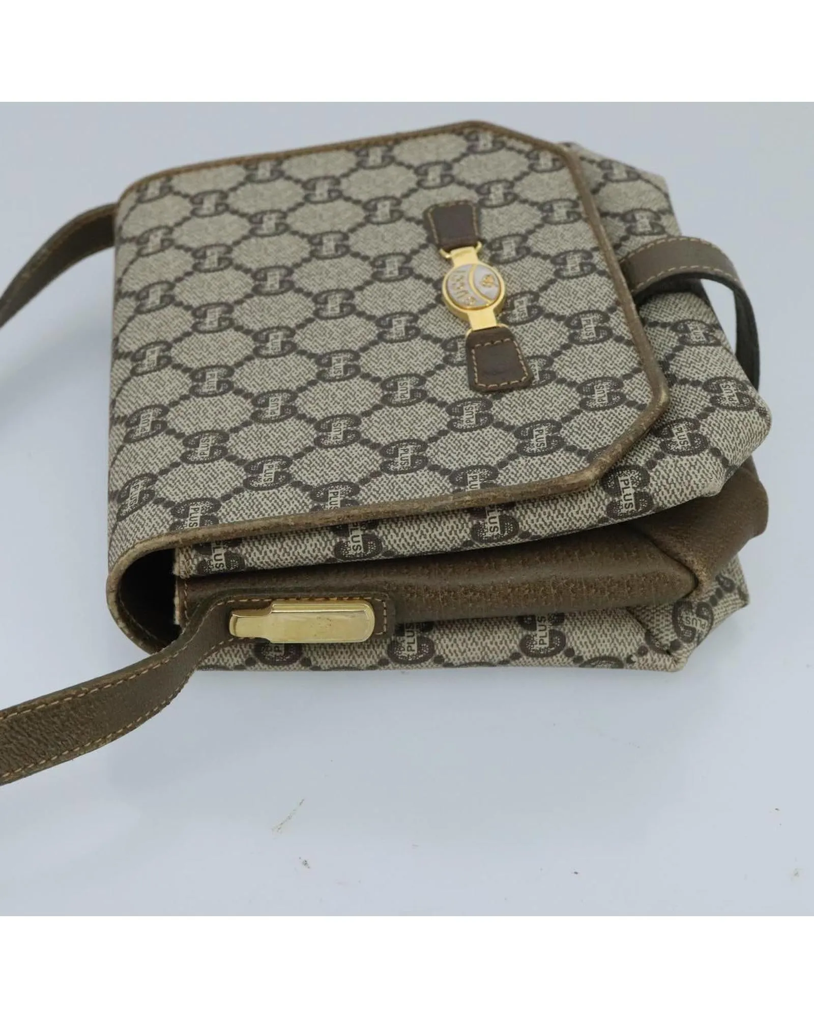 Micro GG Canvas PVC Leather Shoulder Bag