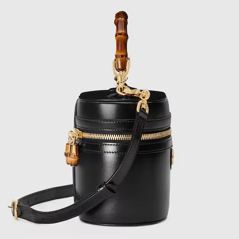 Mini bamboo shoulder bag