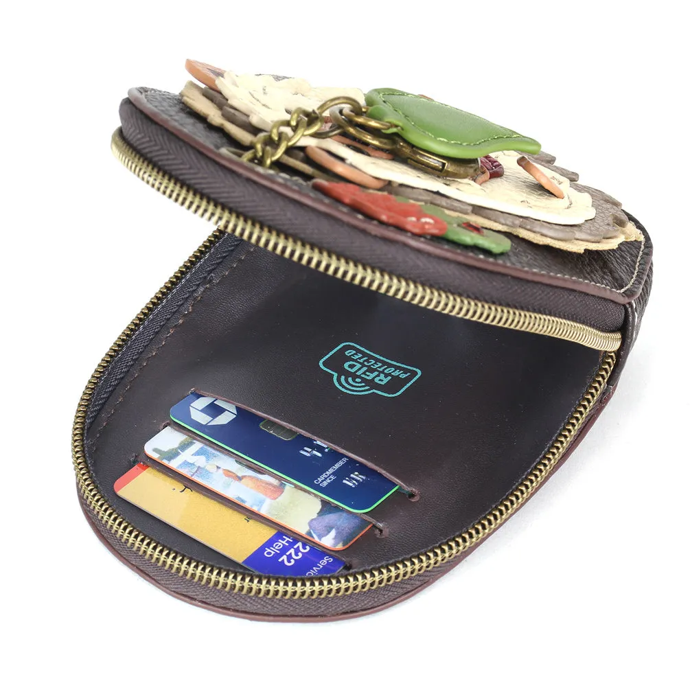 Mini Coin Purse Keychain - Hedgehog A