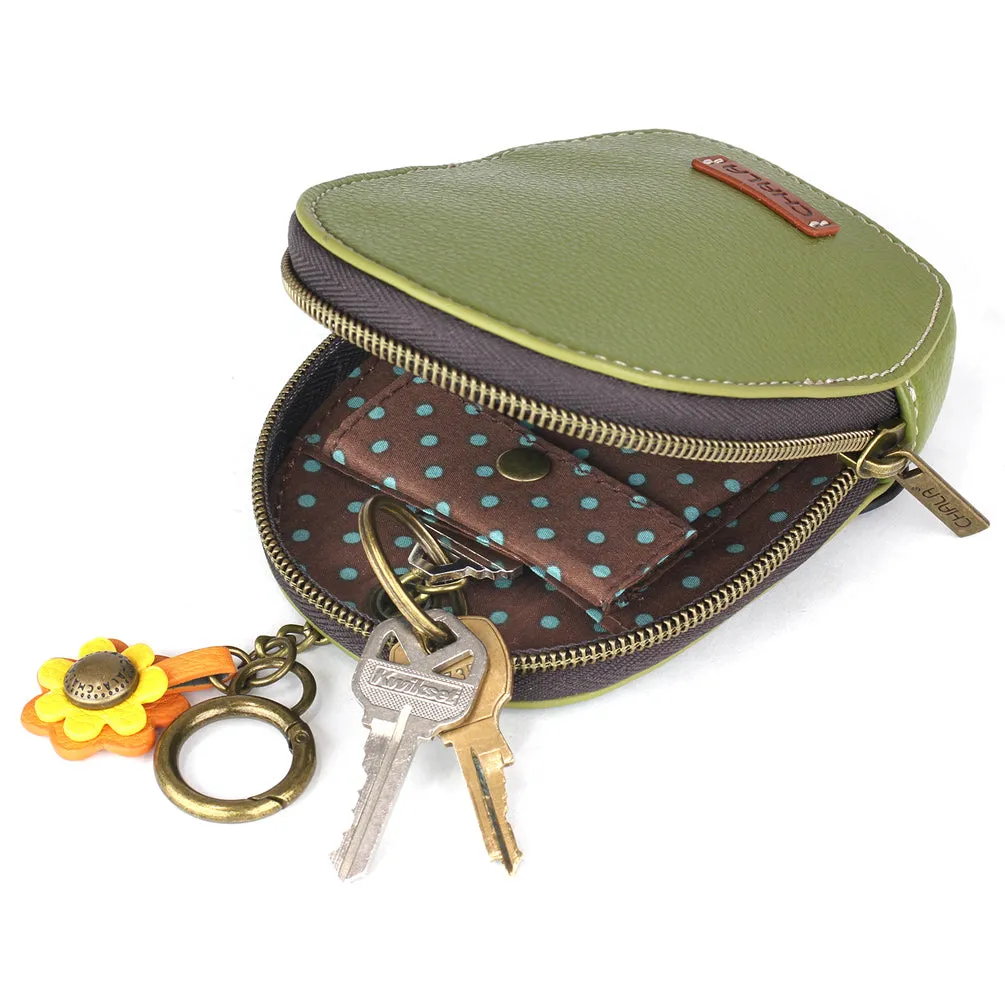 Mini Coin Purse Keychain - Monarch Butterfly