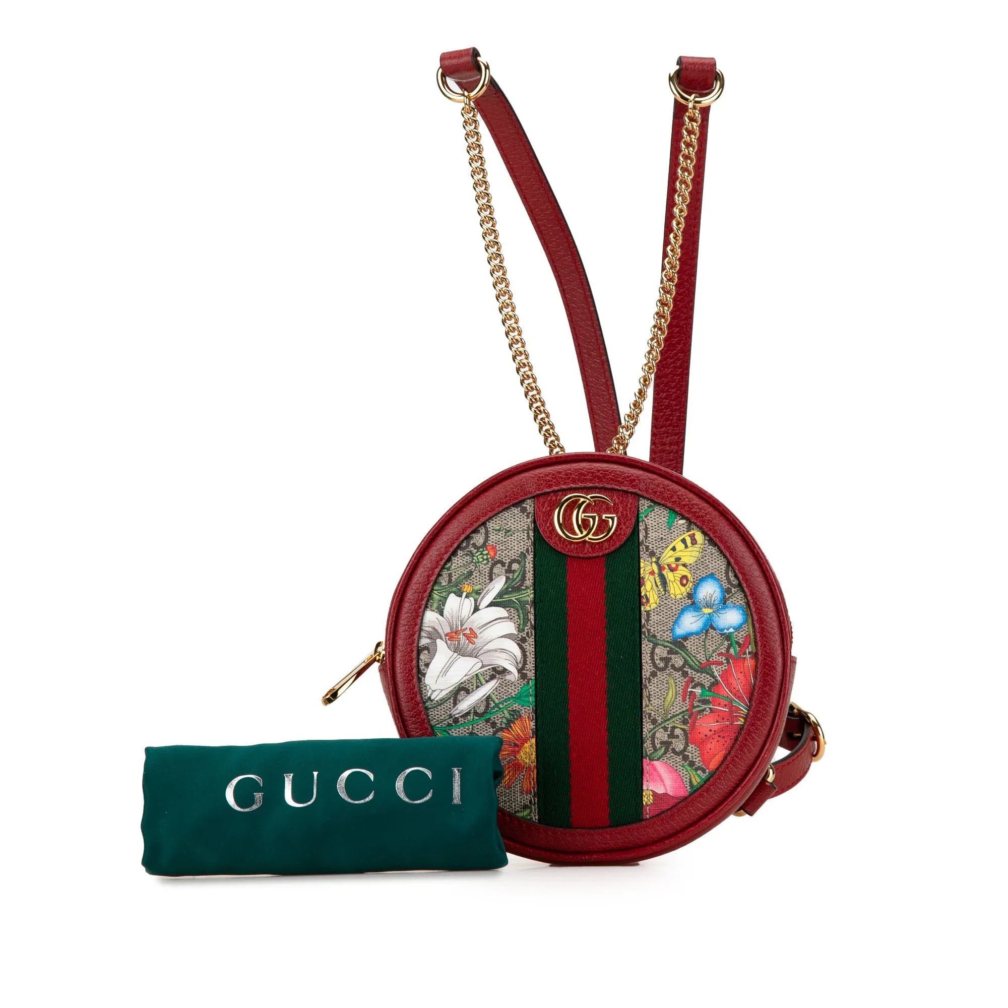Mini Flora GG Supreme Round Ophidia Backpack