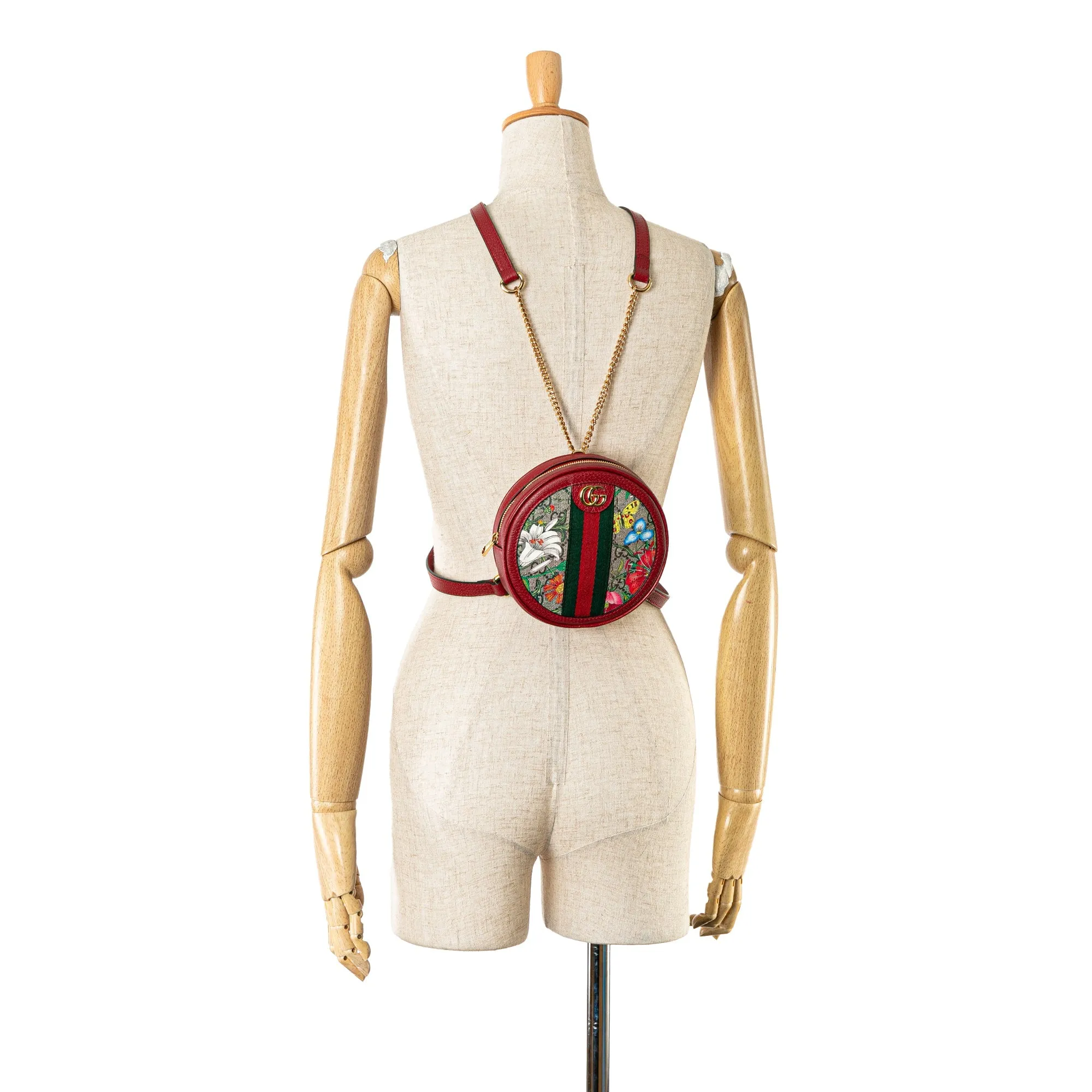 Mini Flora GG Supreme Round Ophidia Backpack