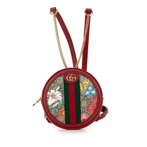 Mini Flora GG Supreme Round Ophidia Backpack