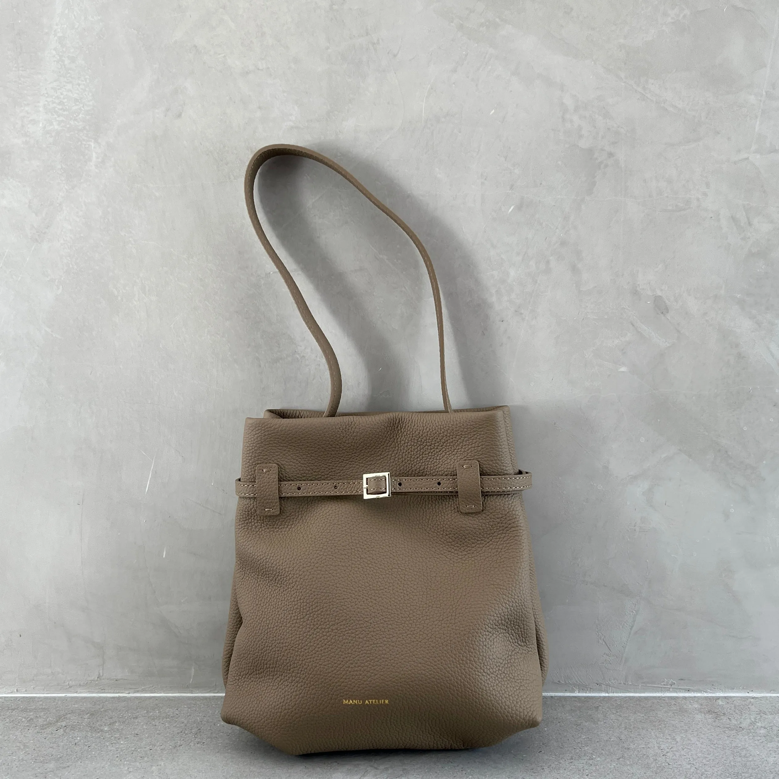 Mini Tote du Jour, Grained Etoupe