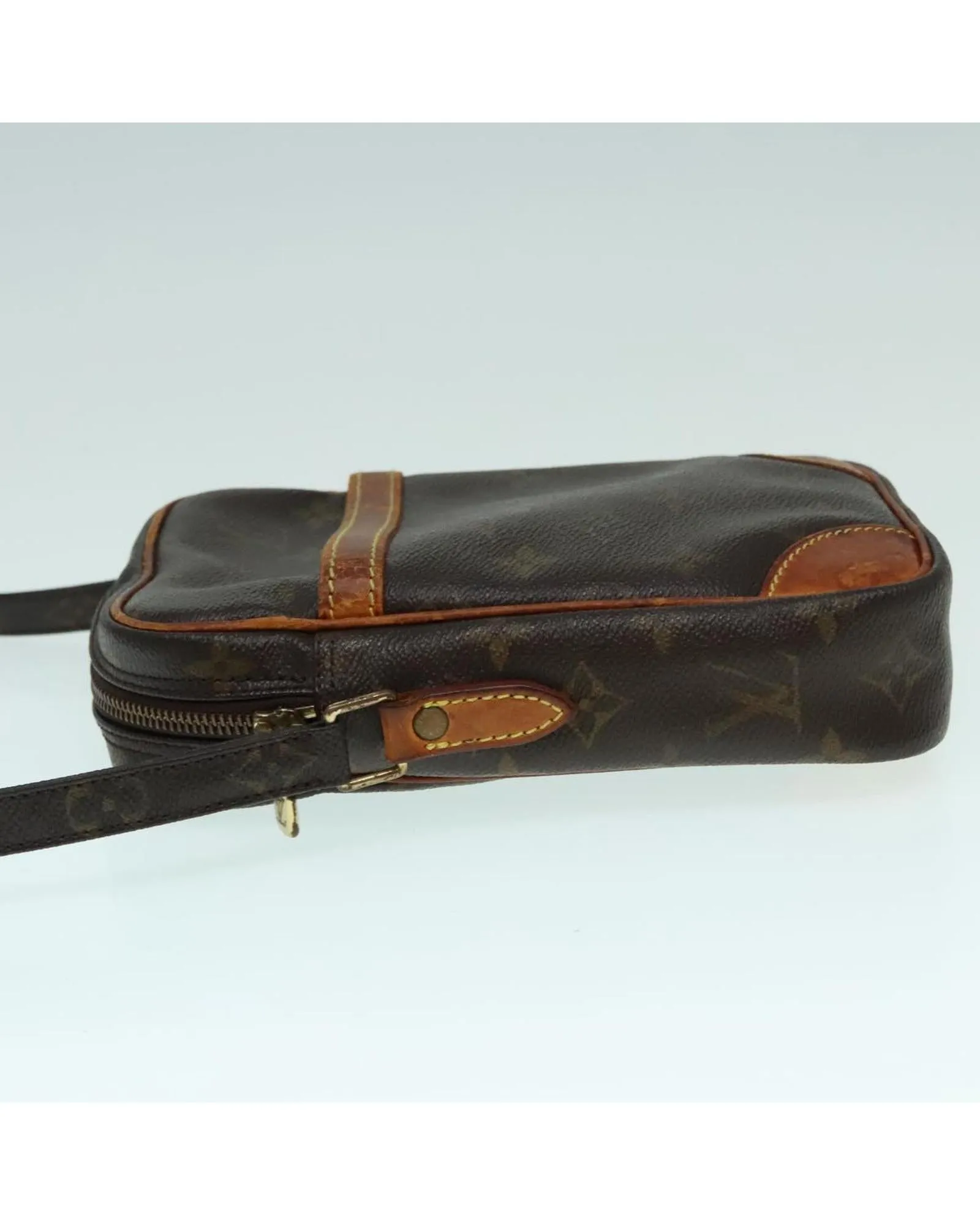 Monogram Canvas Danube Shoulder Bag with Adjustable Strap