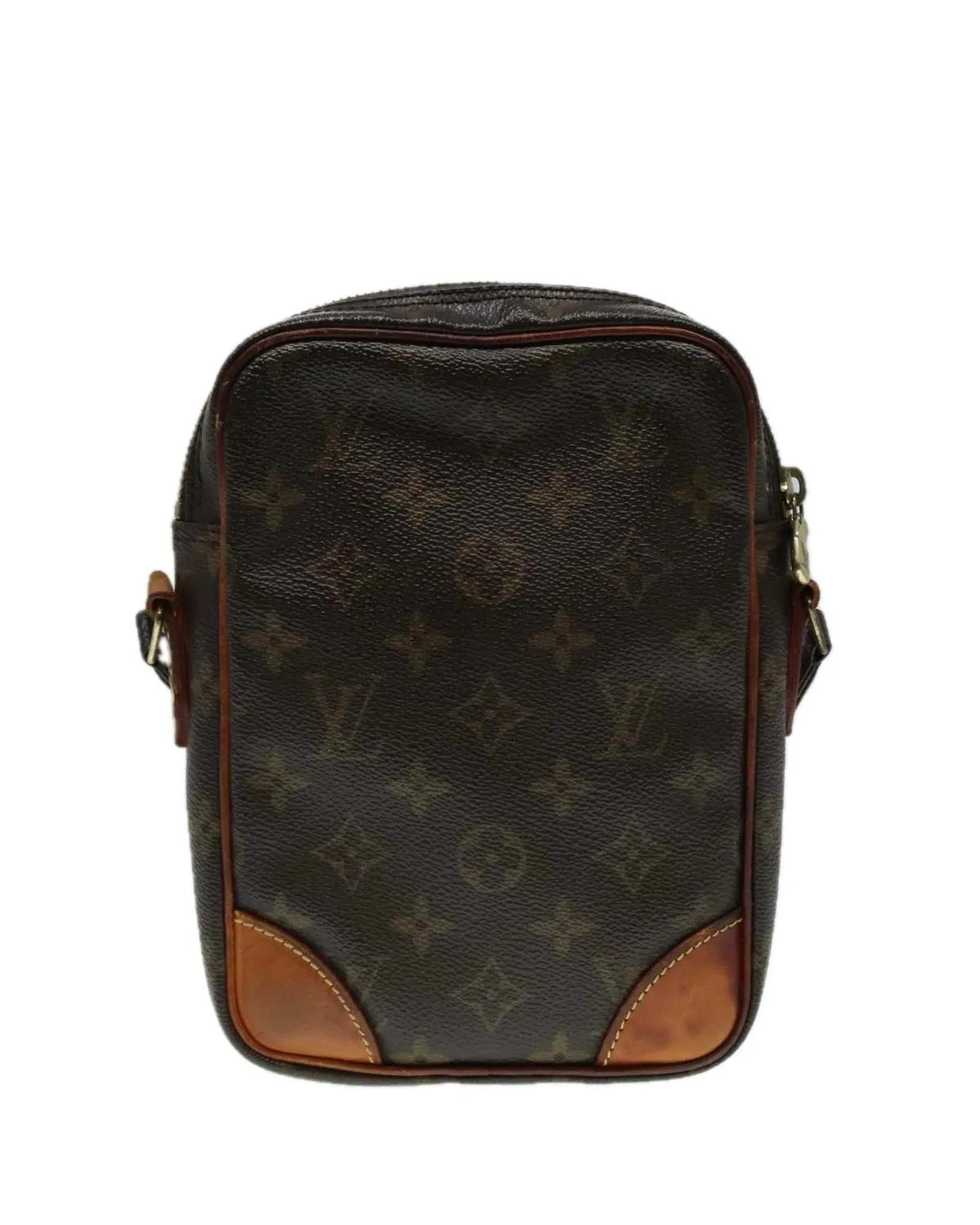 Monogram Canvas Danube Shoulder Bag with Adjustable Strap
