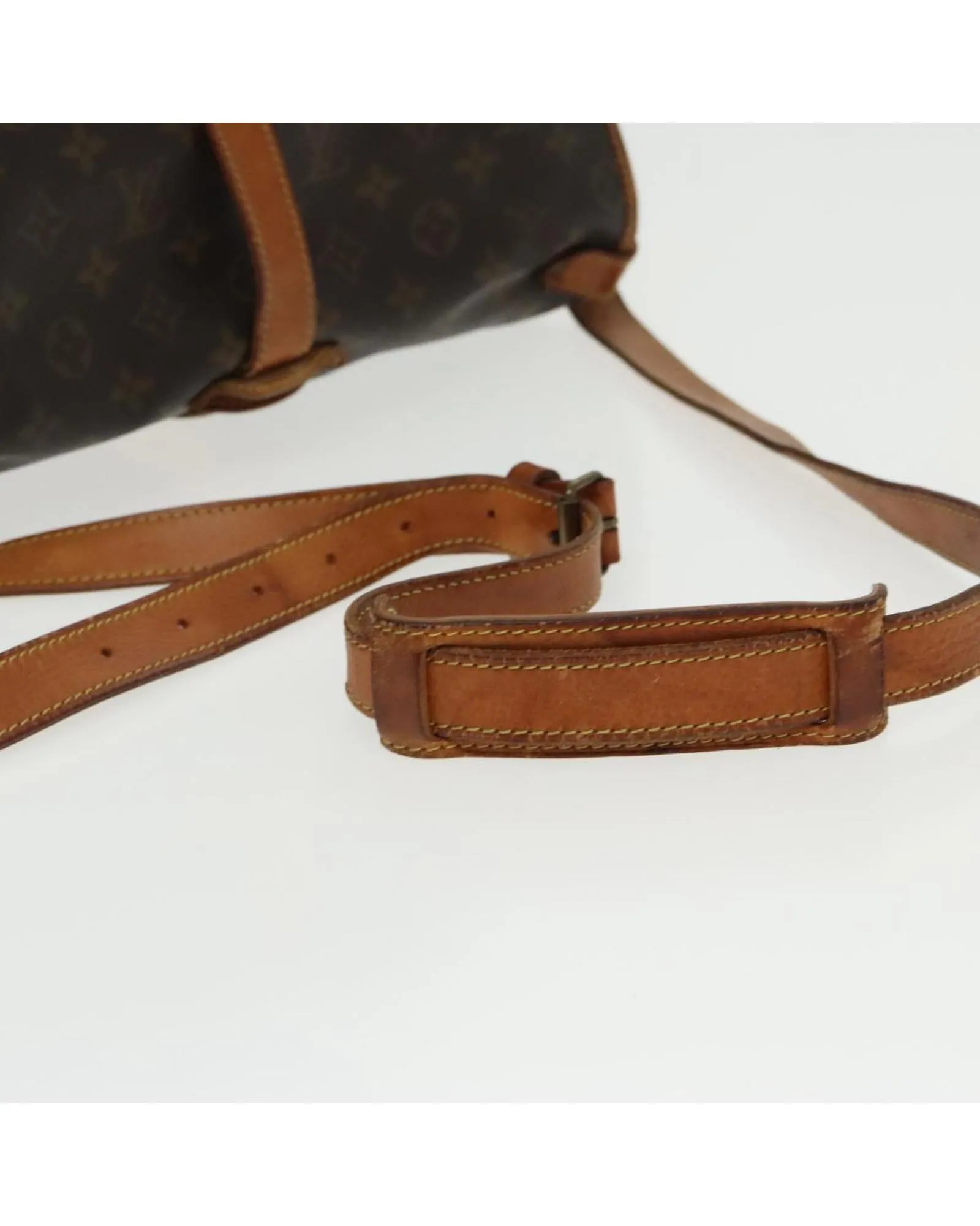 Monogram Canvas Saumur Shoulder Bag