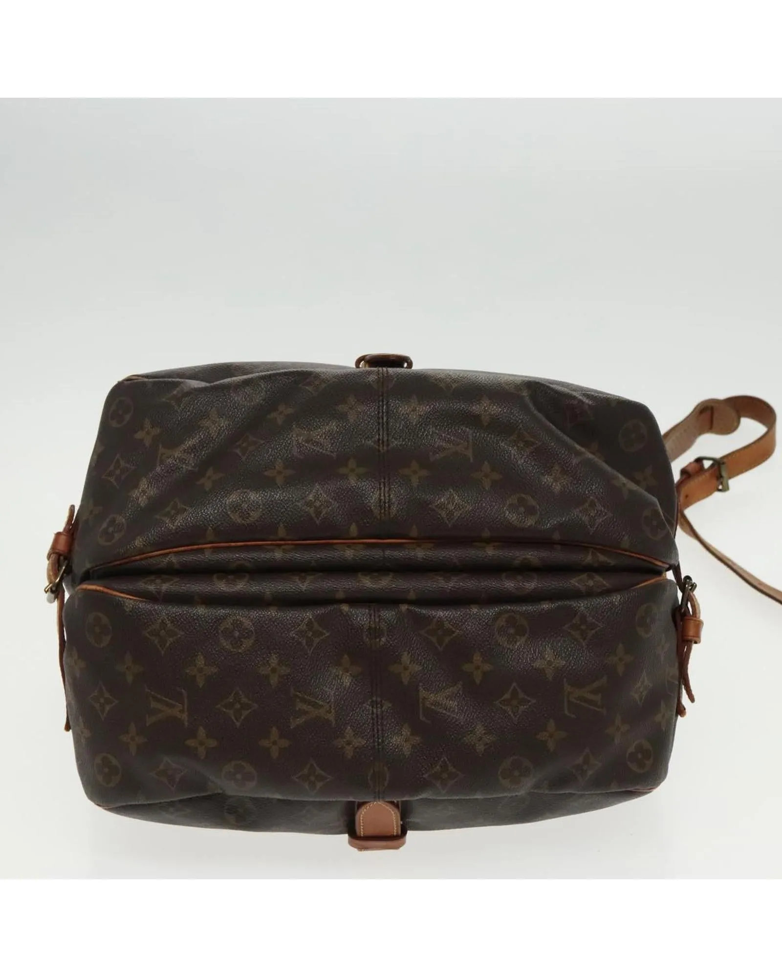 Monogram Canvas Saumur Shoulder Bag