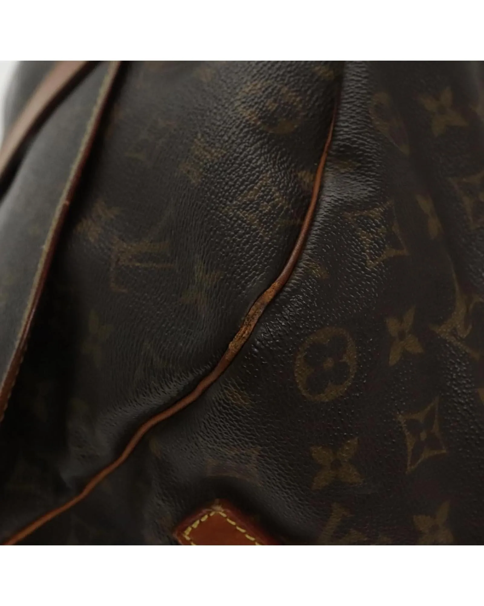 Monogram Canvas Saumur Shoulder Bag